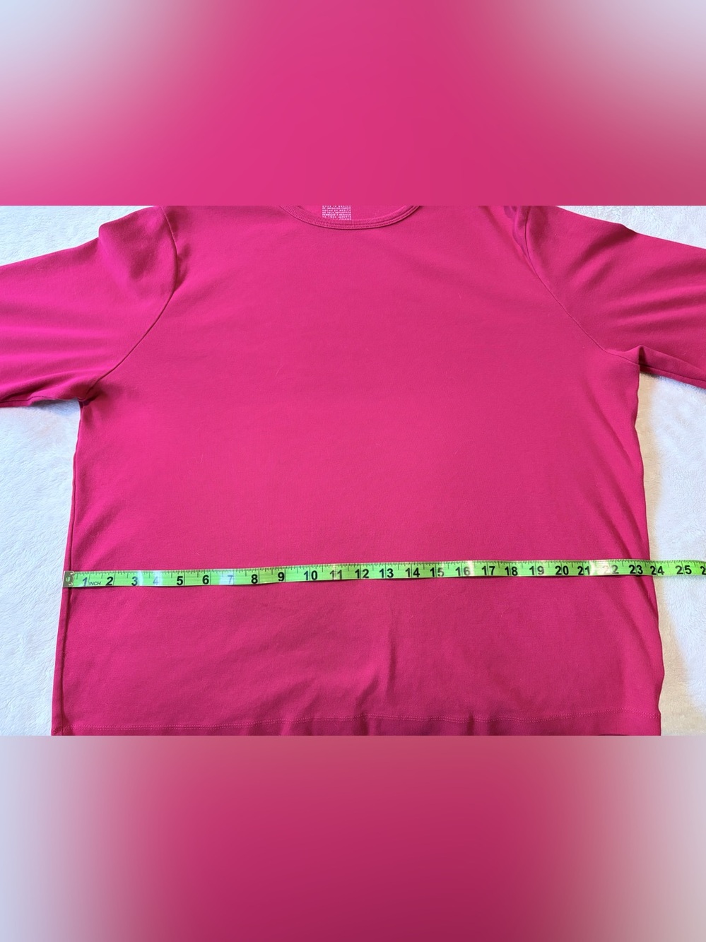 Jones New York Red Long-Sleeve Crewneck Top Size 3X - Picture 11 of 11